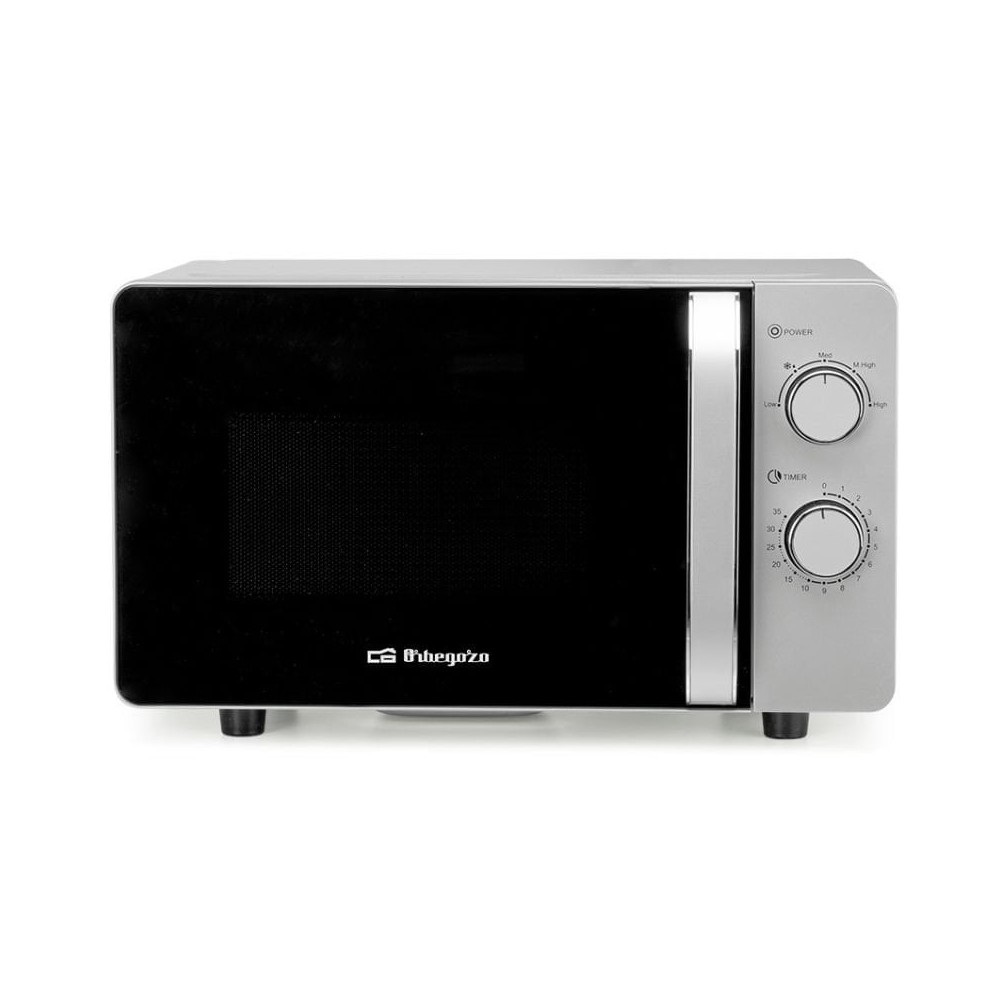 Microondas Orbegozo MI 2062 CE/ 700W/ Capacidad 20L/ Gris