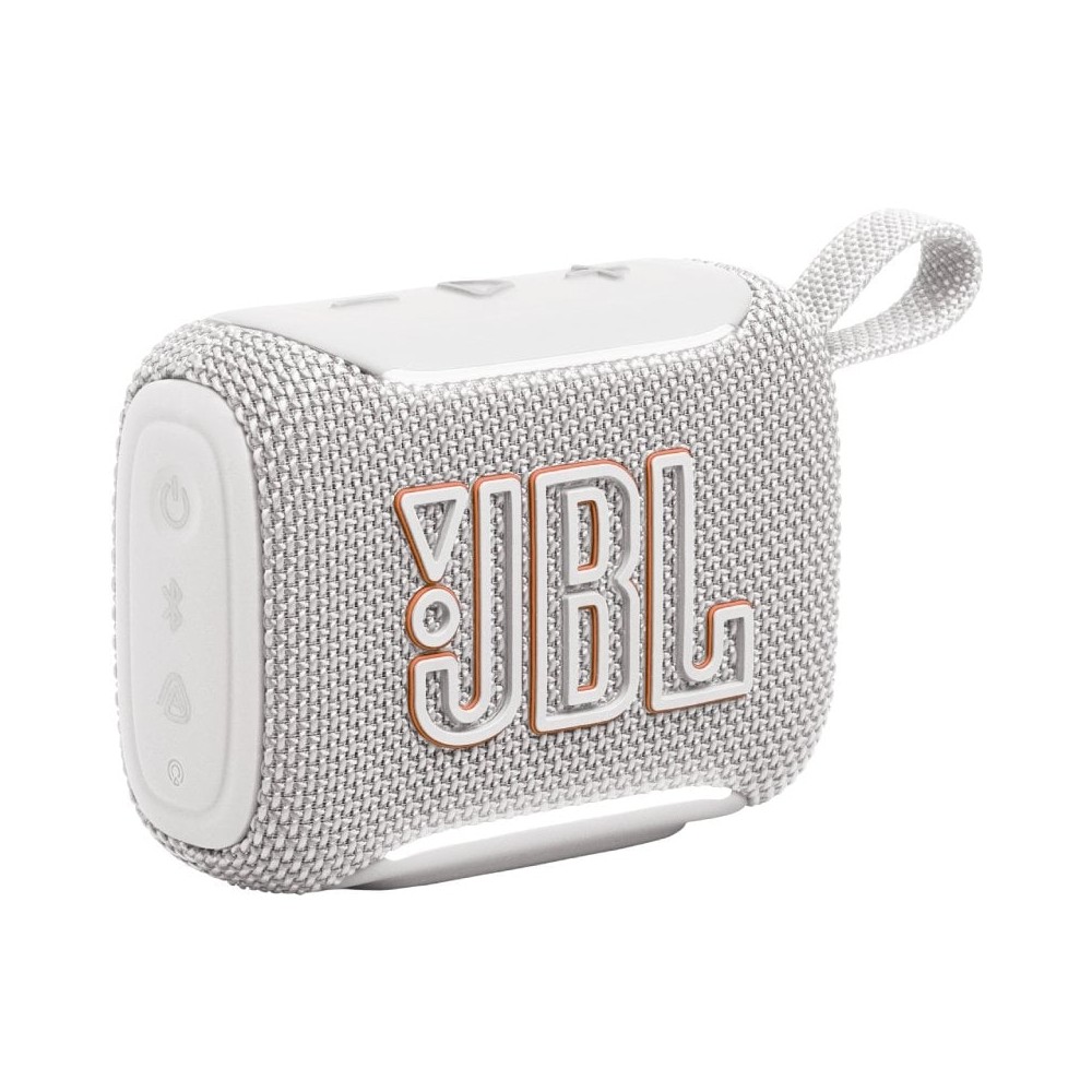 Altavoz con Bluetooth JBL GO 5/ 4.8W/ 1.0/ Blanco