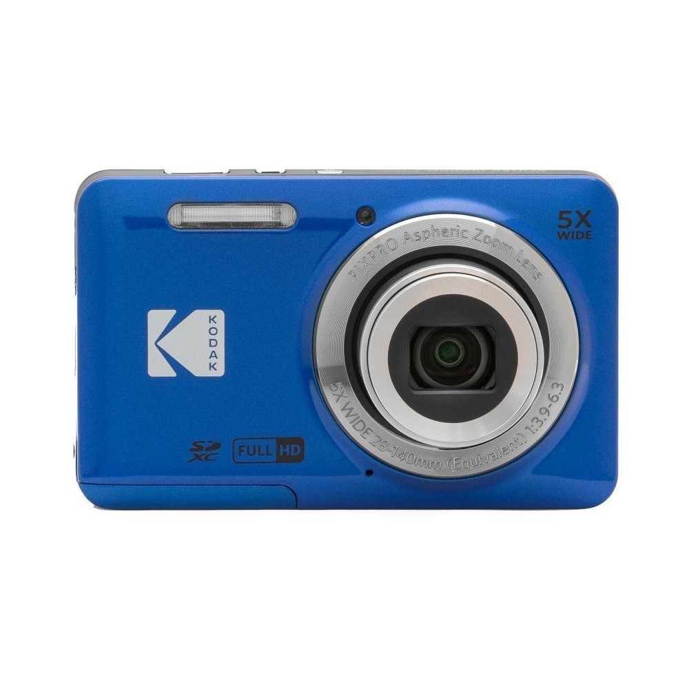 Cámara Digital Kodak Pixpro FZ55/ 16MP/ Zoom Óptico 5x/ Azul