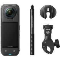 Cámara Digital Deportiva Insta360 X5 Vista múltiple motero Kit/ 8K/ Ángulo de visión 360º/ Negra