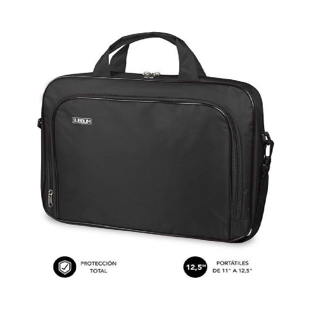 Maletín Subblim Oxford para Portátiles hasta 12.5'/ Negro