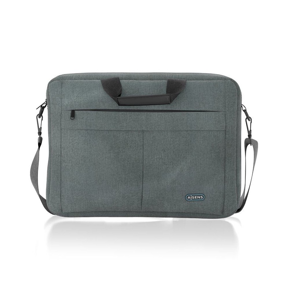 Maletín Aisens ASBG-BC025-GR para Portátiles hasta 15.6'/ Gris