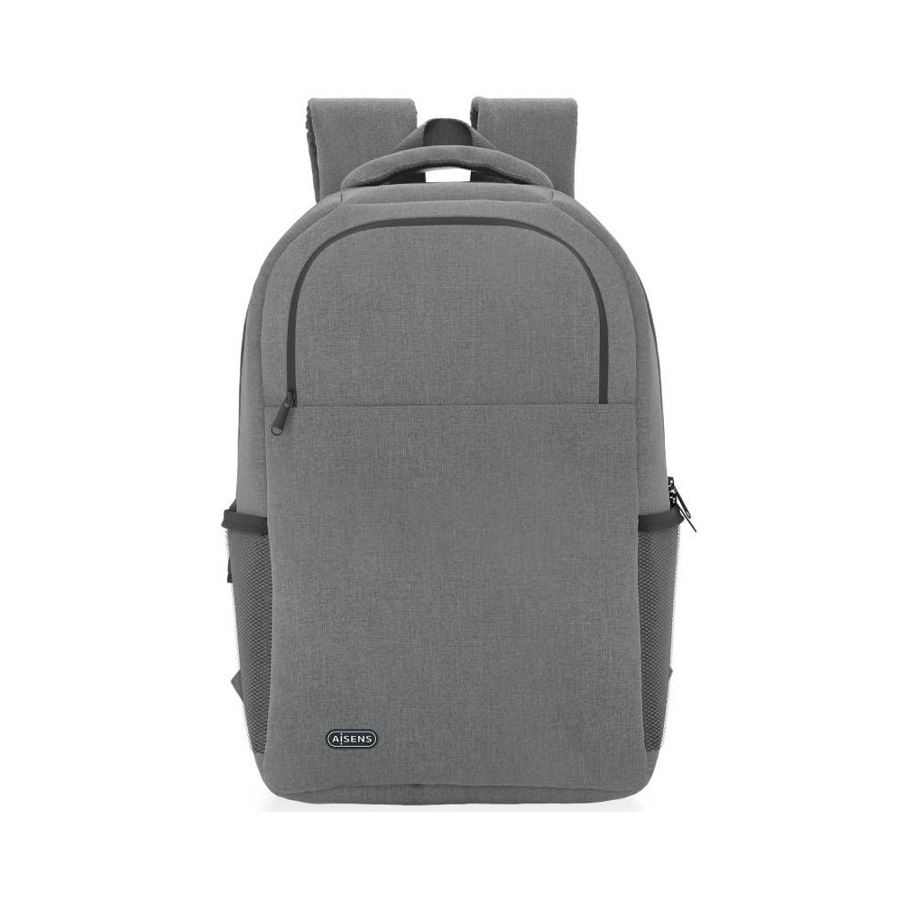 Mochila Aisens Premium ASBG-BP083-GR para Portátiles hasta 15.6'/ Gris