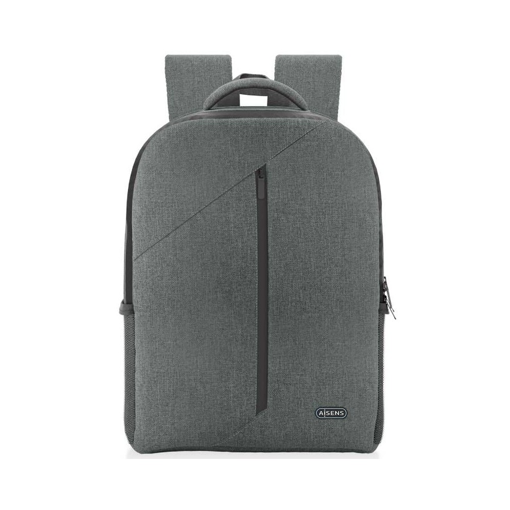 Mochila Aisens Premium ASBG-BP084-GR para Portátiles hasta 15.6'/ Gris