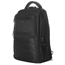 Mochila Vention KRKB0 para Portátiles hasta 17'/ 20L/ Impermeable/ Puerto USB/ Antirrobo/ Negra