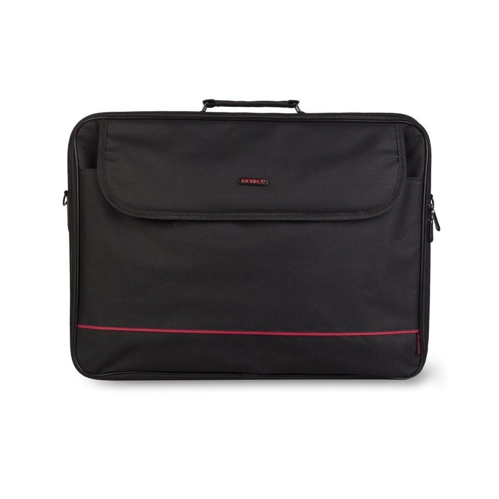 Maletín Monray Passenger Plus para Portátiles hasta 18'/ Cinta para Trolley/ Negro