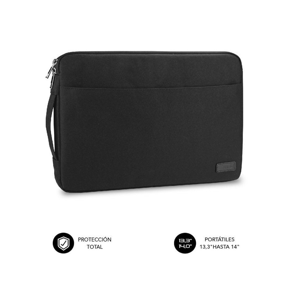 Funda Subblim Urban Laptop Sleeve para Portátiles hasta 14'/ Negra