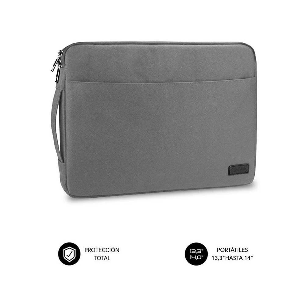 Funda Subblim Urban Laptop Sleeve para Portátiles hasta 14'/ Gris