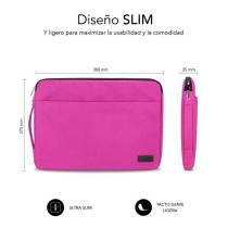 Funda Subblim Urban Laptop Sleeve para Portátiles hasta 14'/ Rosa