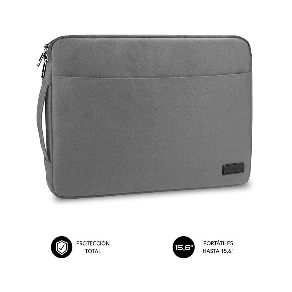 Funda Subblim Urban Laptop Sleeve para Portátiles hasta 15.6'/ Gris