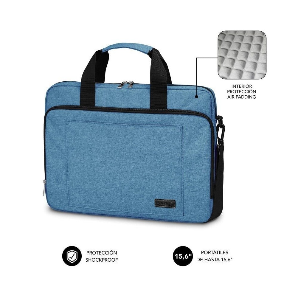 Mochila Subblim Air Padding Laptop Bag para Portátiles hasta 15.6'/ Azul