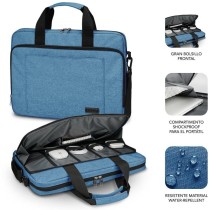 Mochila Subblim Air Padding Laptop Bag para Portátiles hasta 15.6'/ Azul