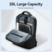 Mochila Vention KRRB0 para Portátiles hasta 15.6'/ 20L/ Impermeable/ Negra