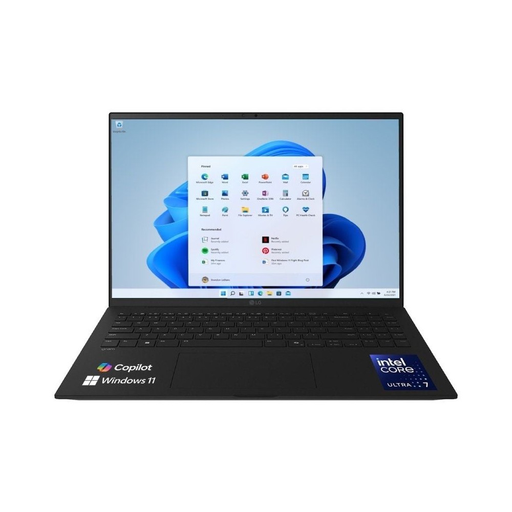 Portátil LG Gram 16Z90T-G.AD88B Intel Core Ultra 7-255H/ 32GB/ 1TB SSD/ 16'/ Win11