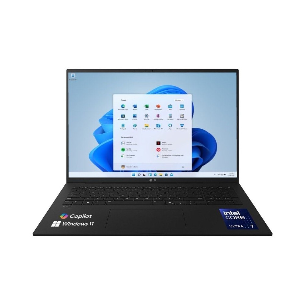 Portátil LG Gram 17Z90T-G.AD88B Intel Core Ultra 7-255H/ 32GB/ 1TB SSD/ 17.3'/ Win11