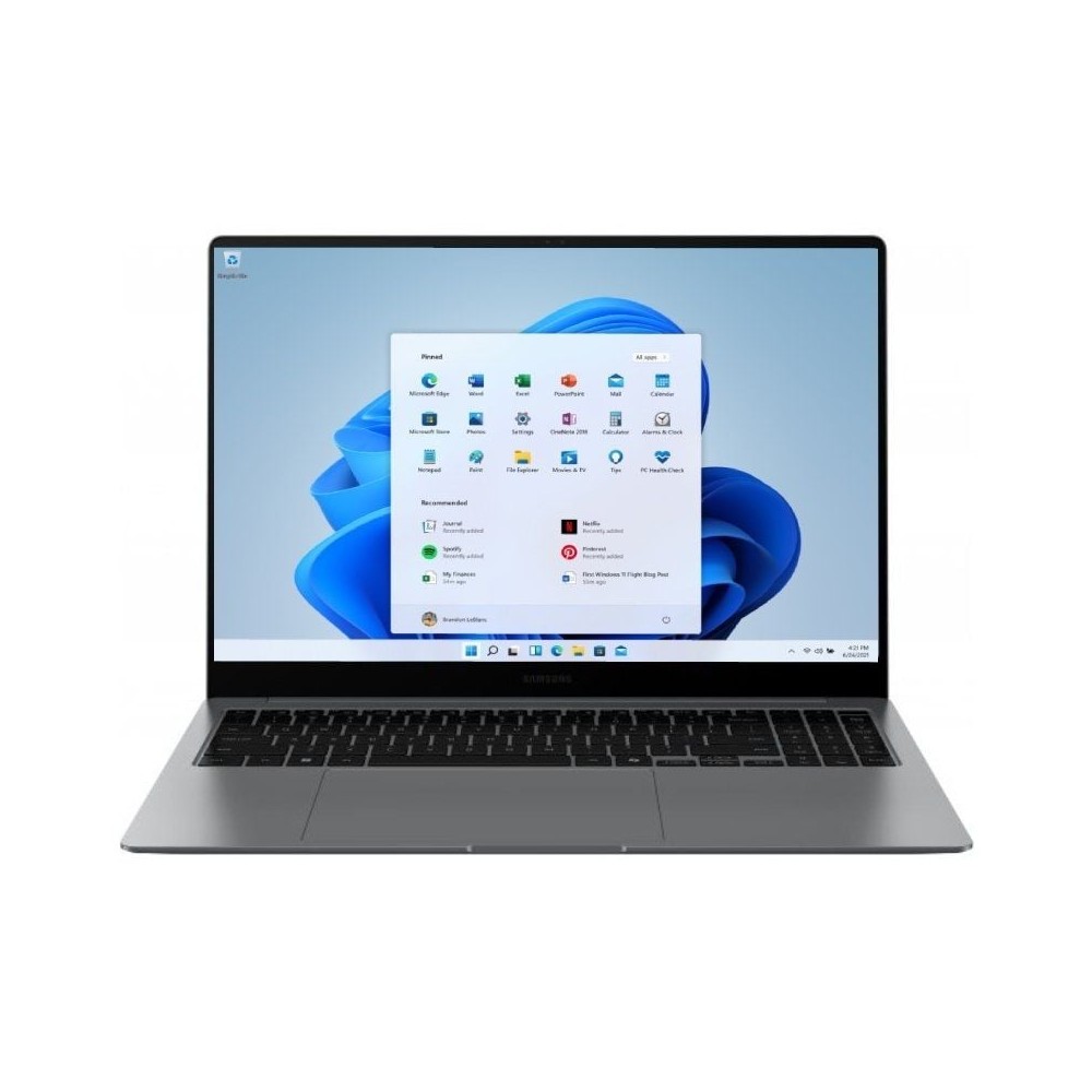 Portátil Samsung Galaxy Book5 Pro Intel Core Ultra 7-258V/ 32GB/ 512 SSD/ 16' Táctil/ Win11 Pro