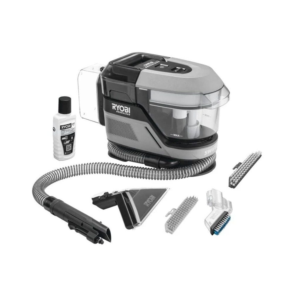 Aspirador Limpiatapicería con batería Ryobi Swift Clean 18V ONE+ RDC18BL-0/ Batería No Incluida