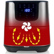 Freidora por Aire Airfryer / Sin Aceite Princess Aerofryer Deluxe Digital XXL 182060/ 1700W/ Capacidad 5.5L
